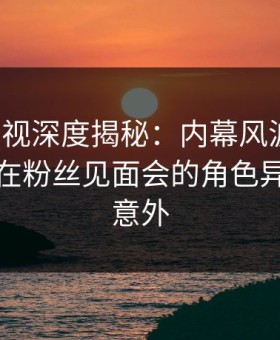 柚子影视深度揭秘：内幕风波背后，神秘人在粉丝见面会的角色异常令人意外
