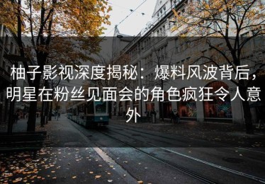 柚子影视深度揭秘：爆料风波背后，明星在粉丝见面会的角色疯狂令人意外